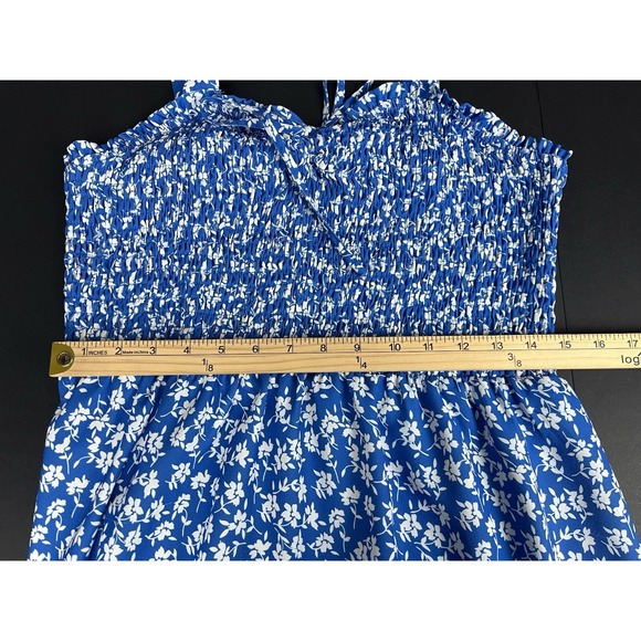 Grace Karin Dress Womens Large Floral Flowy Smocked Cottage Core Spring Maxi - Picture 8 of 9